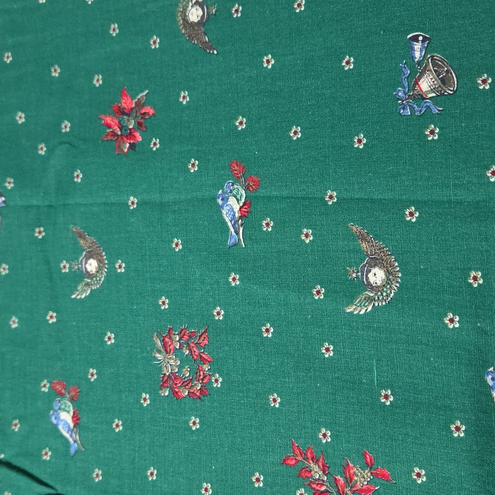 Vintage Joan Kessler Christmas Quilt Sew Cotton Fabric for Concord Fabrics 2yds